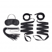 Эротический набор 4PC Bondage Bed Strap   Flogger Kit - Lux Fetish - купить с доставкой в Шахтах