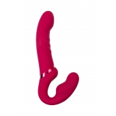 Малиновый безремневой страпон Lapis - 23 см. - Lovense - купить с доставкой в Шахтах