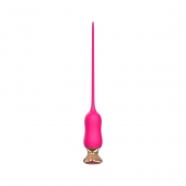 Розовый тонкий стимулятор Nipple Vibrator - 23 см. - I-MOON - купить с доставкой в Шахтах