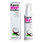 Съедобное согревающее массажное масло Love Me Tender Cocos с ароматом кокоса - 100 мл. - Love to Love - купить с доставкой в Шахтах