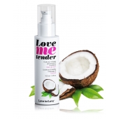 Съедобное согревающее массажное масло Love Me Tender Cocos с ароматом кокоса - 100 мл. - Love to Love - купить с доставкой в Шахтах