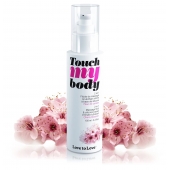 Силиконовый лубрикант 2-в-1 Touch My Body с ароматом вишнёвого цвета - 100 мл. - Love to Love - купить с доставкой в Шахтах
