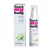 Силиконовый лубрикант 2-в-1 Touch My Body с ароматом моной - 100 мл. - Love to Love - купить с доставкой в Шахтах
