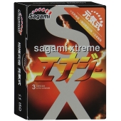 Презервативы Sagami Xtreme ENERGY с ароматом энергетика - 3 шт. - Sagami - купить с доставкой в Шахтах