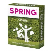 Классические презервативы SPRING CLASSIC - 3 шт. - SPRING - купить с доставкой в Шахтах