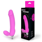 Розовый безремневой страпон Sexy Friend - 1137 - купить с доставкой в Шахтах