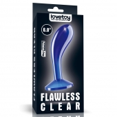 Синяя анальная втулка Flawless Clear Prostate Plug 6.0 - 15 см. - Lovetoy - в Шахтах купить с доставкой
