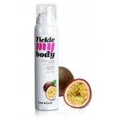 Массажная хрустящая пенка Tickle my body с ароматом маракуйи - 150 мл. - Love to Love - купить с доставкой в Шахтах