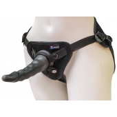 Комплект из трусиков Harness и двух насадок - 20,5 и 18 см. - LOVETOY (А-Полимер) - купить с доставкой в Шахтах
