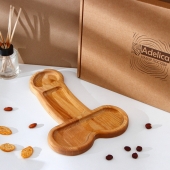 Деревянное блюдо для подачи в форме члена (32,5 х 20 х 1,7 см) - Сима-Ленд - купить с доставкой в Шахтах