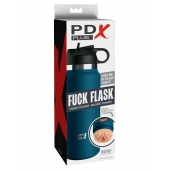 Мастурбатор-вагина в синей колбе F*ck Flask - Pipedream - в Шахтах купить с доставкой