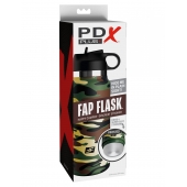 Мастурбатор в камуфляжной колбе Fap Flask - Pipedream - в Шахтах купить с доставкой