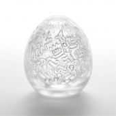 Мастурбатор-яйцо Keith Haring EGG PARTY - Tenga - в Шахтах купить с доставкой