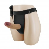 Полый вибрострапон на регулируемых трусиках Draven - 17,5 см. - Baile - купить с доставкой в Шахтах