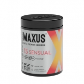 Анатомические презервативы MAXUS Sensual - 15 шт. - Maxus - купить с доставкой в Шахтах