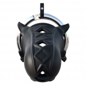 Черный замок верности Extreme Silicone Cock Blocker - Pipedream - купить с доставкой в Шахтах