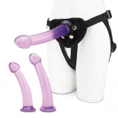 Тренировочный набор с тремя насадками Pegging Training Set - Lux Fetish - купить с доставкой в Шахтах