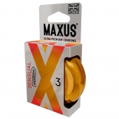 Презервативы анатомической формы Maxus Sensual - 3 шт. - Maxus - купить с доставкой в Шахтах