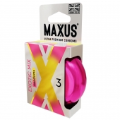 Ароматизированные презервативы Maxus Exotic Mix - 3 шт. - Maxus - купить с доставкой в Шахтах
