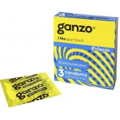 Классические презервативы с обильной смазкой Ganzo Classic - 3 шт. - Ganzo - купить с доставкой в Шахтах