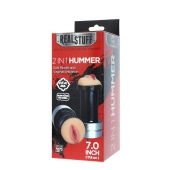 Двусторонний мастурбатор REALSTUFF 2 IN 1 HUMMER MOUTH   VAGINA - ротик и вагина - Dream Toys - в Шахтах купить с доставкой
