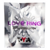 Прозрачное гелевое эрекционное кольцо с шипиками - Toyfa Basic - в Шахтах купить с доставкой