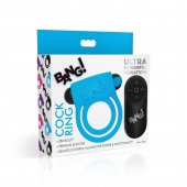 Голубое эрекционное виброкольцо 28X Remote Control Vibrating Cock Ring   Bullet - XR Brands - в Шахтах купить с доставкой