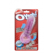 Фиолетовое эрекционное кольцо с вибрацией и пальчиком OYEAH PURPLE - Screaming O - в Шахтах купить с доставкой