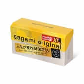 Презервативы увеличенного размера Sagami Original 0.02 XL-size - 12 шт. - Sagami - купить с доставкой в Шахтах