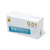 Увлажнённые презервативы Sagami Original 0.01 Extra Lub - 12 шт. - Sagami - купить с доставкой в Шахтах