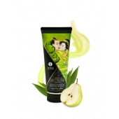 Массажный крем для тела с ароматом груши и зелёного чая Pear   Exotic Green Tea - 200 мл. - Shunga - купить с доставкой в Шахтах