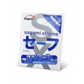 Презерватив Sagami Xtreme Ultrasafe с двойным количеством смазки - 1 шт. - Sagami - купить с доставкой в Шахтах