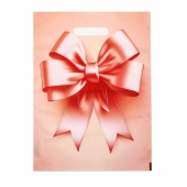 Пакет с принтом в виде банта с вырубной ручкой (30х40 см) - Сима-Ленд - купить с доставкой в Шахтах