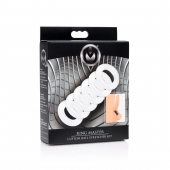 Комплект из 6 прозрачных эрекционных колец Ring Master Custom Ball Stretcher Kit - XR Brands - в Шахтах купить с доставкой