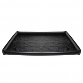 Черная виниловая простынь с надувными краями Nuru Inflatable Vinyl Massage Sheet - XR Brands - купить с доставкой в Шахтах