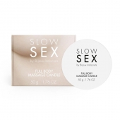Массажная свеча для всего тела Slow Sex - 50 гр. - Bijoux Indiscrets - купить с доставкой в Шахтах