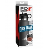 Смуглый мастурбатор-вагина в корпусе-бутылке F*ck Flask - Pipedream - в Шахтах купить с доставкой