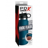 Смуглый мастурбатор-вагина в синей колбе F*ck Flask - Pipedream - в Шахтах купить с доставкой