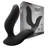 Черный вибромассажер простаты 3,5’’ Curve P-spot Massager - 12 см. - Erokay - в Шахтах купить с доставкой