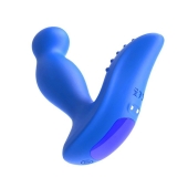 Синий вибромассажер простаты 3,5’’ Remote Control P-spot Massager - 12,5 см. - Erokay - в Шахтах купить с доставкой