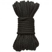 Черная верёвка для связывания и фиксации Bind Tie - 9,14 м. - Doc Johnson - купить с доставкой в Шахтах