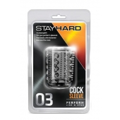 Прозрачная насадка с шипами и шишечками STAY HARD COCK SLEEVE 03 CLEAR - Blush Novelties - в Шахтах купить с доставкой