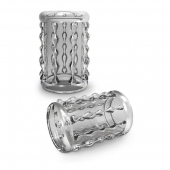 Прозрачная насадка с бороздками STAY HARD COCK SLEEVE 04 CLEAR - Blush Novelties - в Шахтах купить с доставкой