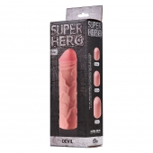 Фаллоудлинитель SUPER HERO Dewil - 17,5 см. - Lola Games - в Шахтах купить с доставкой