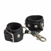 Черный кожаный брелок в виде наручников - Sitabella - купить с доставкой в Шахтах