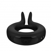Черное эрекционное кольцо Marry Me Rechargeable Vibrating Cockring - Adrien Lastic - в Шахтах купить с доставкой