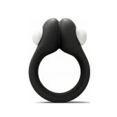 Черное эрекционное кольцо Zippy Vibrating Ring With Bullet - Adrien Lastic - в Шахтах купить с доставкой