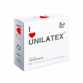 Ультратонкие презервативы Unilatex Ultra Thin - 3 шт. - Unilatex - купить с доставкой в Шахтах
