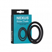 Черное двойное эрекционное кольцо Nexus Enduro Double - Nexus Range - в Шахтах купить с доставкой