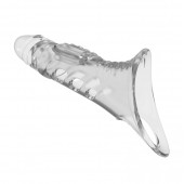 Прозрачная насадка на пенис - 22 см. - Baile - в Шахтах купить с доставкой